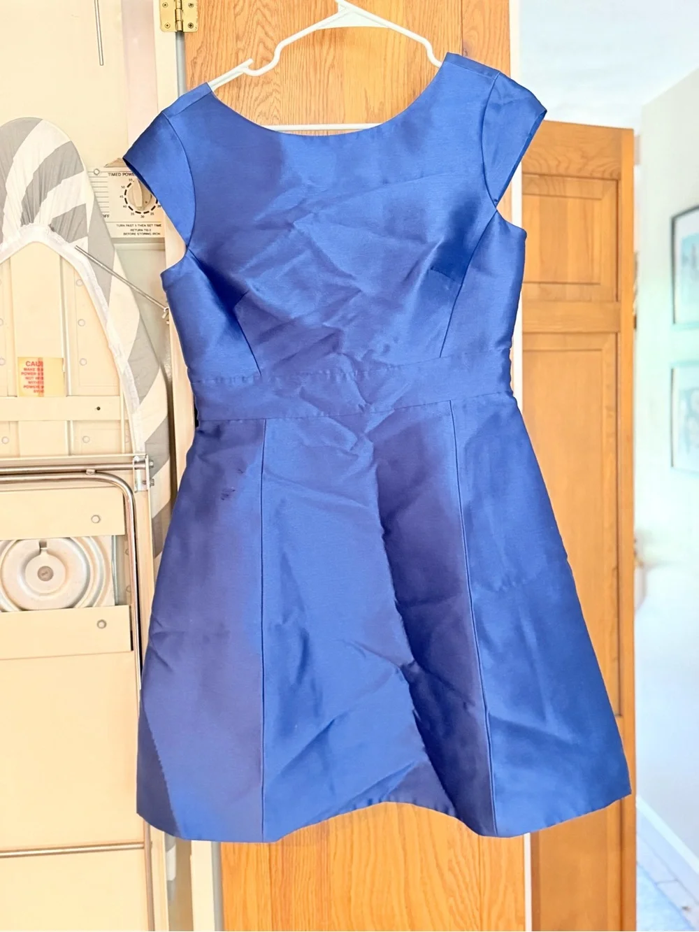 kate spade Deep Blue Scoop-Neck Mini Dress